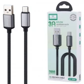 کابل تایپ سی فست شارژ 3 آمپر ارلدام EC-200C طول 2 متر