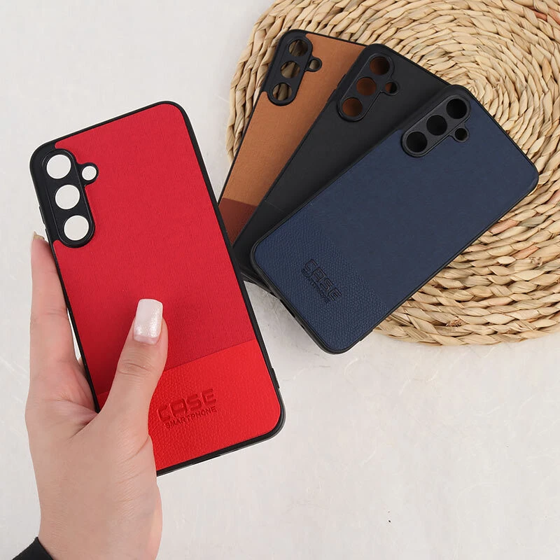 قاب چرمی Smart Phone سامسونگ Galaxy A16 4G / A16 5G پارچه ای محافظ لنزدار