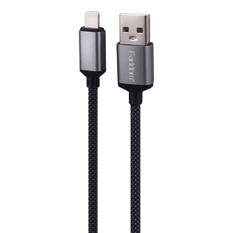 کابل آیفونی فست شارژ Earldom EC-200L 3A 2m