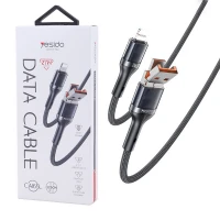 کابل تبدیل فست شارژ Yesido CA165L 27W 1.2m