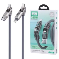 کابل تبدیل فست شارژ Earldom EC-IC02 PD 3A 240W 1.2m