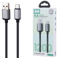 کابل تایپ سی فست شارژ Earldom EC-199C 3A 1.2m