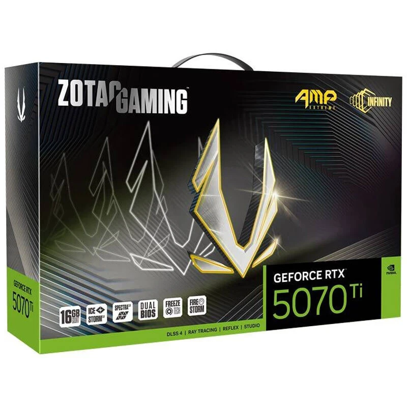 کارت گرافیک Zotac Gaming GeForce RTX 5070 Ti AMP Extreme INFINITY 16GB GDDR7 256Bit