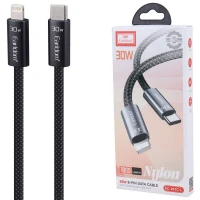 کابل تبدیل فست شارژ Earldom EC-201C-L Type-C TO Lightning QC 30W 1m