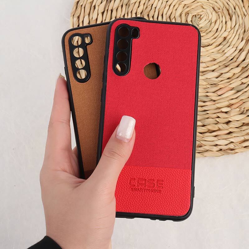 قاب چرمی Smart Phone شیائومی Redmi Note 8 پارچه ای محافظ لنزدار
