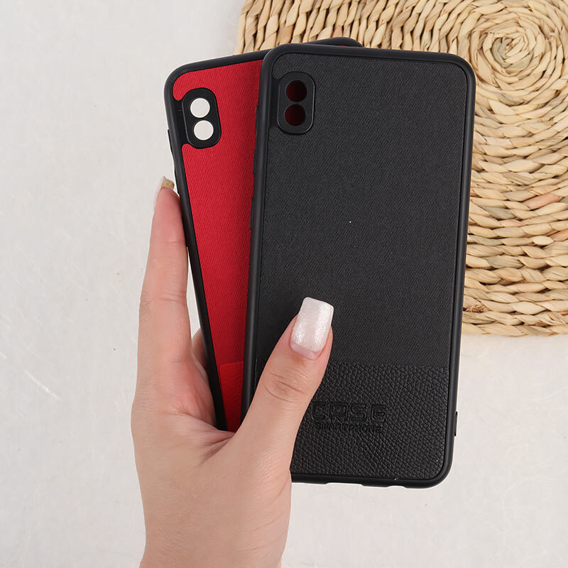 قاب چرمی Smart Phone سامسونگ Galaxy A10 پارچه ای محافظ لنزدار