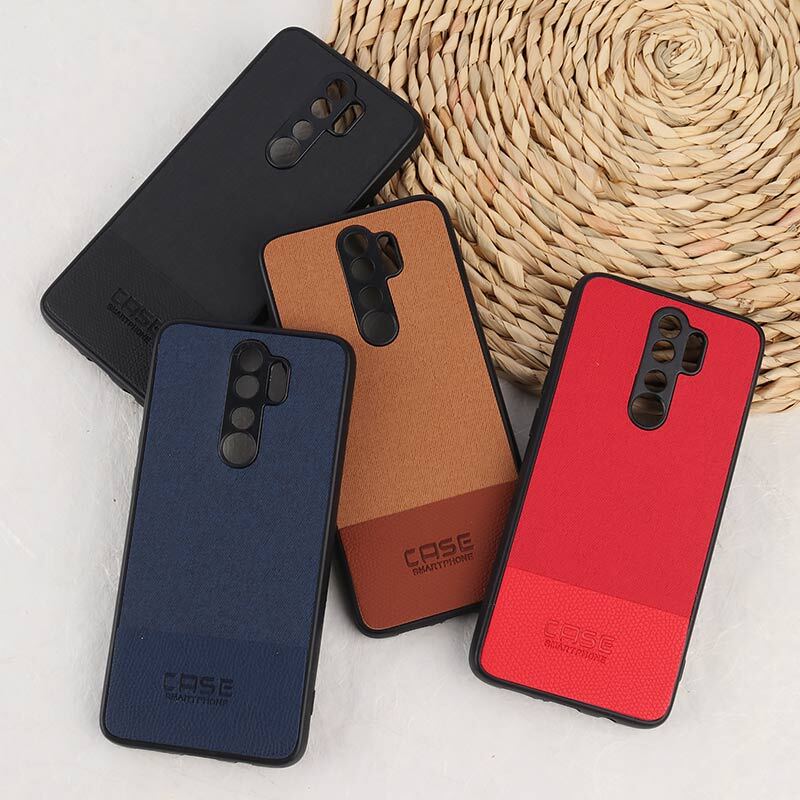 قاب چرمی Smart Phone شیائومی Redmi Note 8 Pro پارچه ای محافظ لنزدار