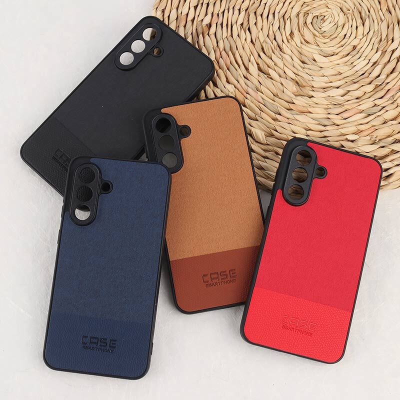 قاب چرمی Smart Phone سامسونگ Galaxy A36 پارچه ای محافظ لنزدار