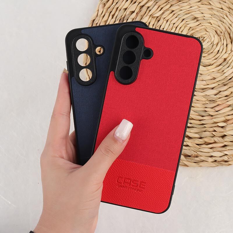 قاب چرمی Smart Phone سامسونگ Galaxy A36 پارچه ای محافظ لنزدار