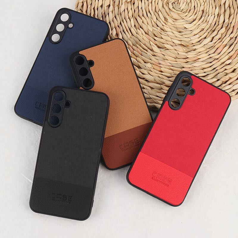 قاب چرمی Smart Phone سامسونگ Galaxy A25 پارچه ای محافظ لنزدار