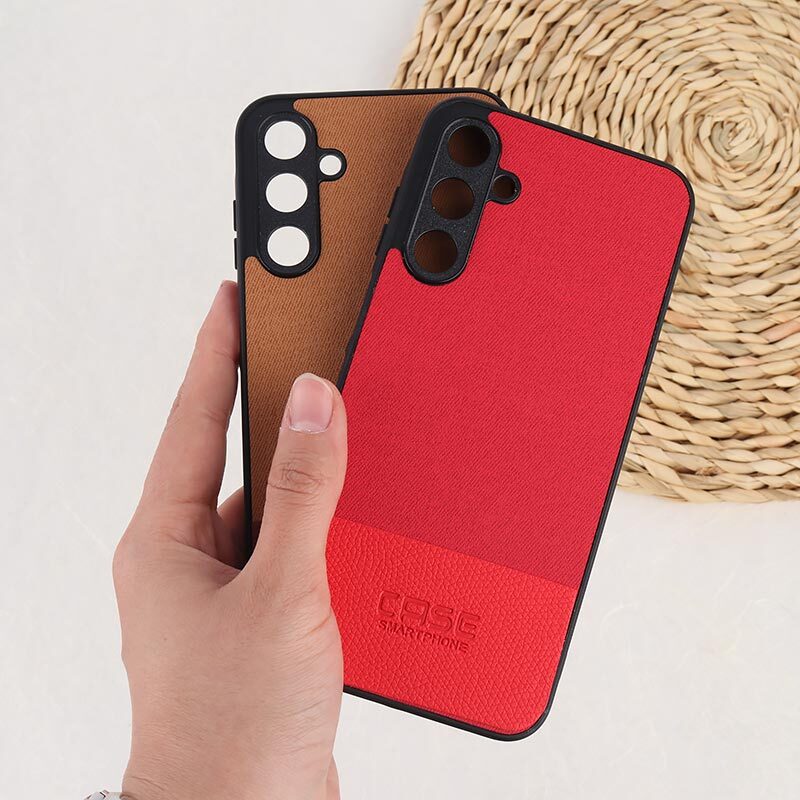 قاب چرمی Smart Phone سامسونگ Galaxy A25 پارچه ای محافظ لنزدار