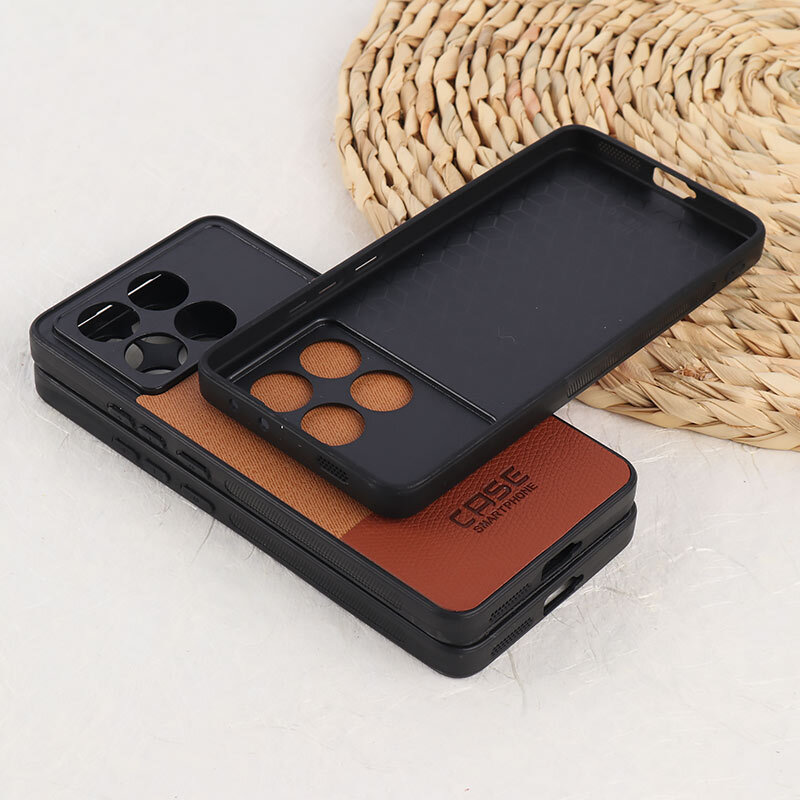 قاب چرمی Smart Phone شیائومی Poco X6 Pro پارچه ای محافظ لنزدار