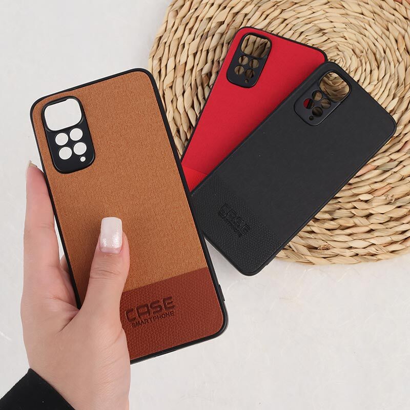 قاب چرمی Smart Phone شیائومی Redmi Note 11 / 11S 4G پارچه ای محافظ لنزدار