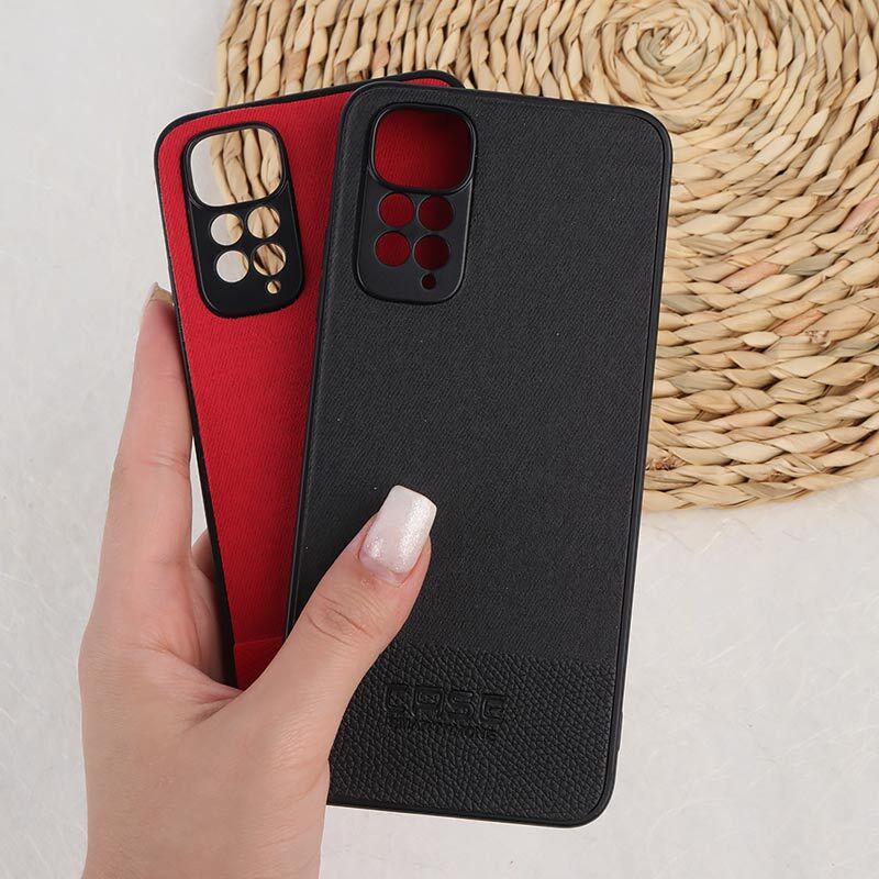قاب چرمی Smart Phone شیائومی Redmi Note 11 / 11S 4G پارچه ای محافظ لنزدار