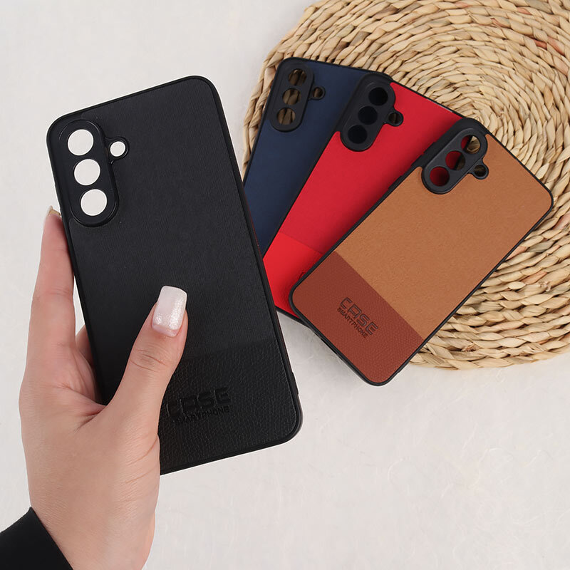 قاب چرمی Smart Phone سامسونگ Galaxy A56 پارچه ای محافظ لنزدار