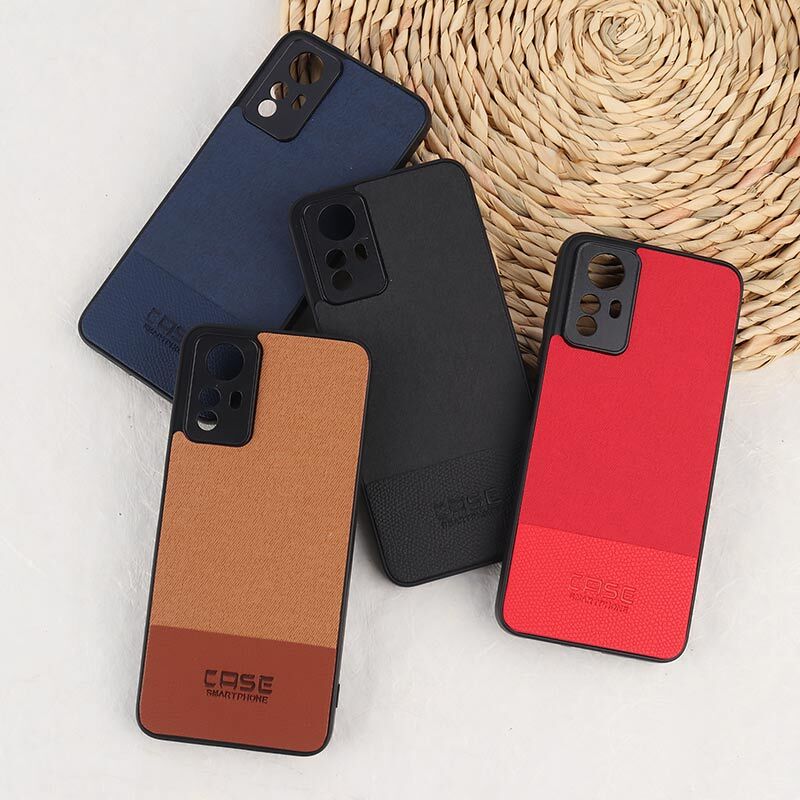 قاب چرمی Smart Phone شیائومی Redmi Note 12S پارچه ای محافظ لنزدار