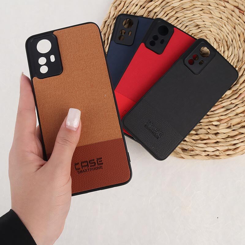 قاب چرمی Smart Phone شیائومی Redmi Note 12S پارچه ای محافظ لنزدار