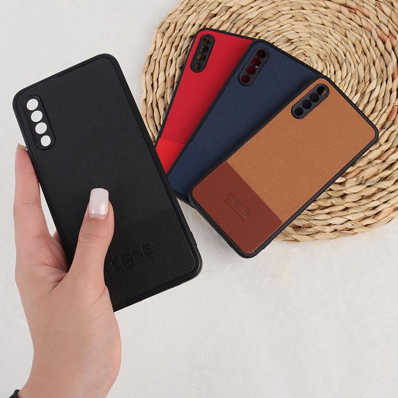قاب چرمی Smart Phone سامسونگ Galaxy A30s / A50 / A50s پارچه ای محافظ لنزدار