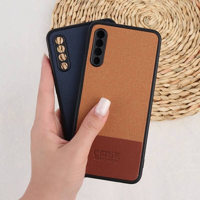 قاب چرمی Smart Phone سامسونگ Galaxy A30s / A50 / A50s پارچه ای محافظ لنزدار