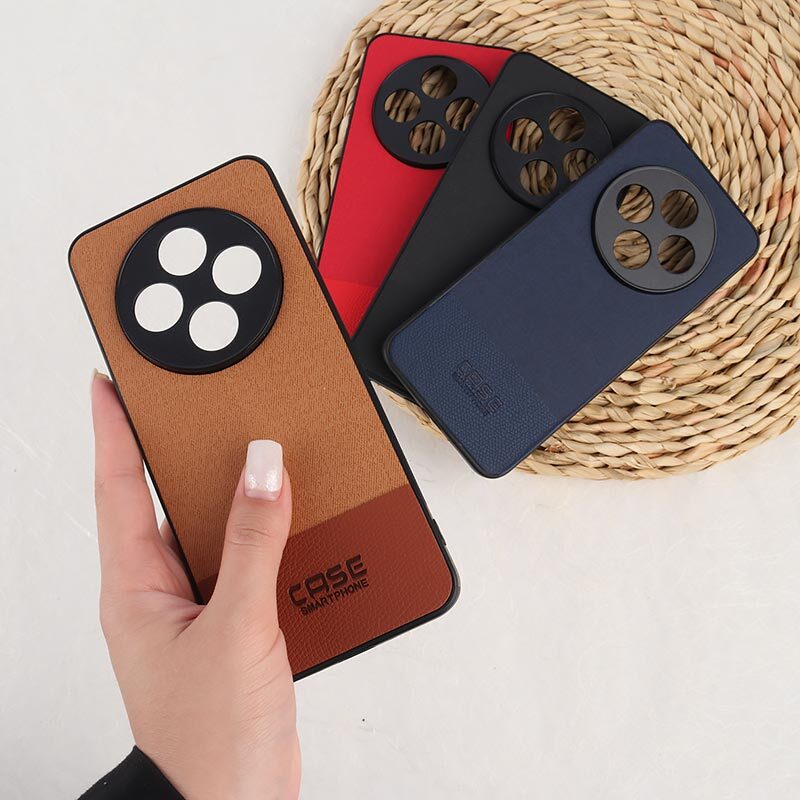 قاب چرمی Smart Phone شیائومی Redmi 14C / Poco C75 پارچه ای محافظ لنزدار