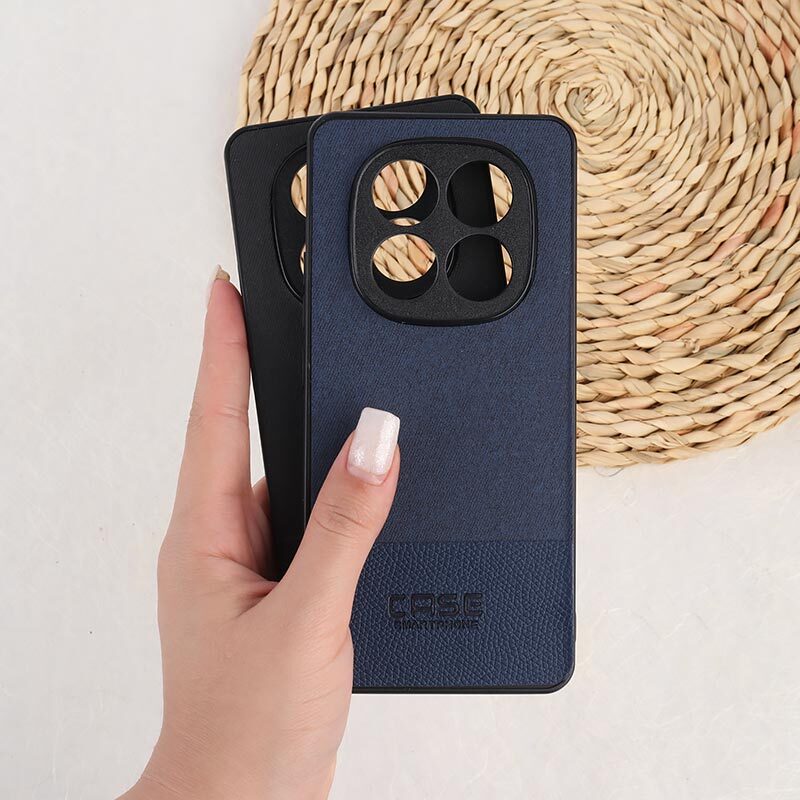 قاب چرمی Smart Phone شیائومی Redmi Note 14 Pro 4G پارچه ای محافظ لنزدار
