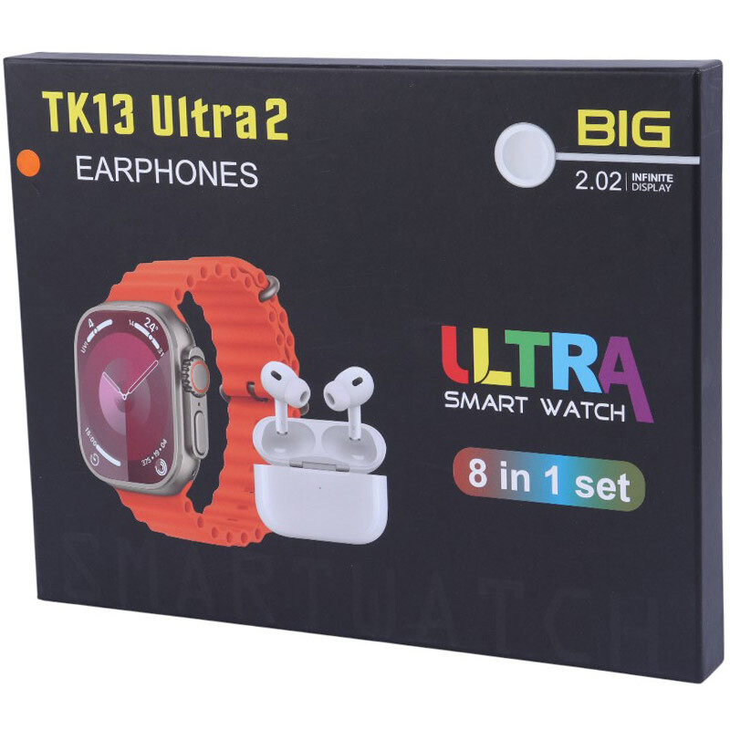پکیج ساعت هوشمند و هندزفری بلوتوثی TK13 Ultra2