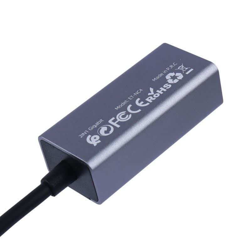 تبدیل Type-C /USB3.0 به LAN ارلدام NC4