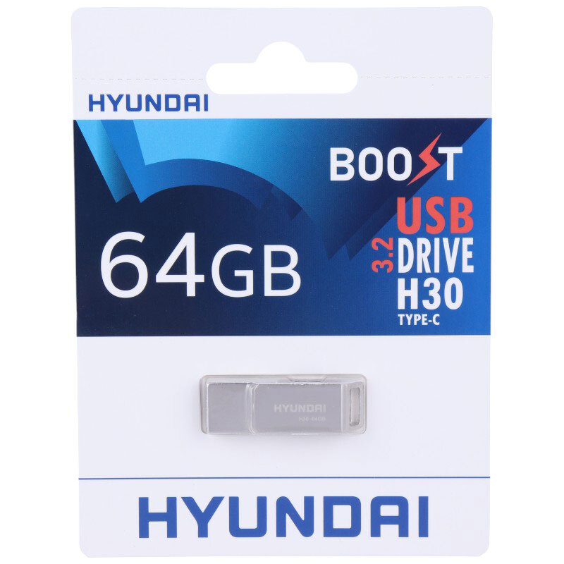 فلش 64 گیگ هیوندای Hyundai Boost H30 OTG Type-C USB3.2