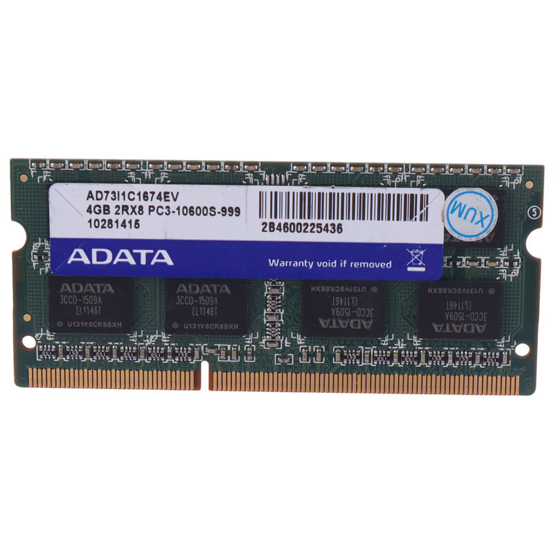 رم لپ تاپ ای دیتا DDR3 4GB 10600MHz CL9