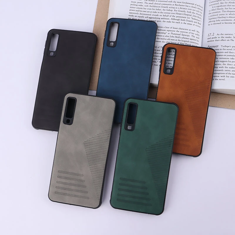 قاب چرمی Pro Camera سامسونگ Galaxy A7 2018