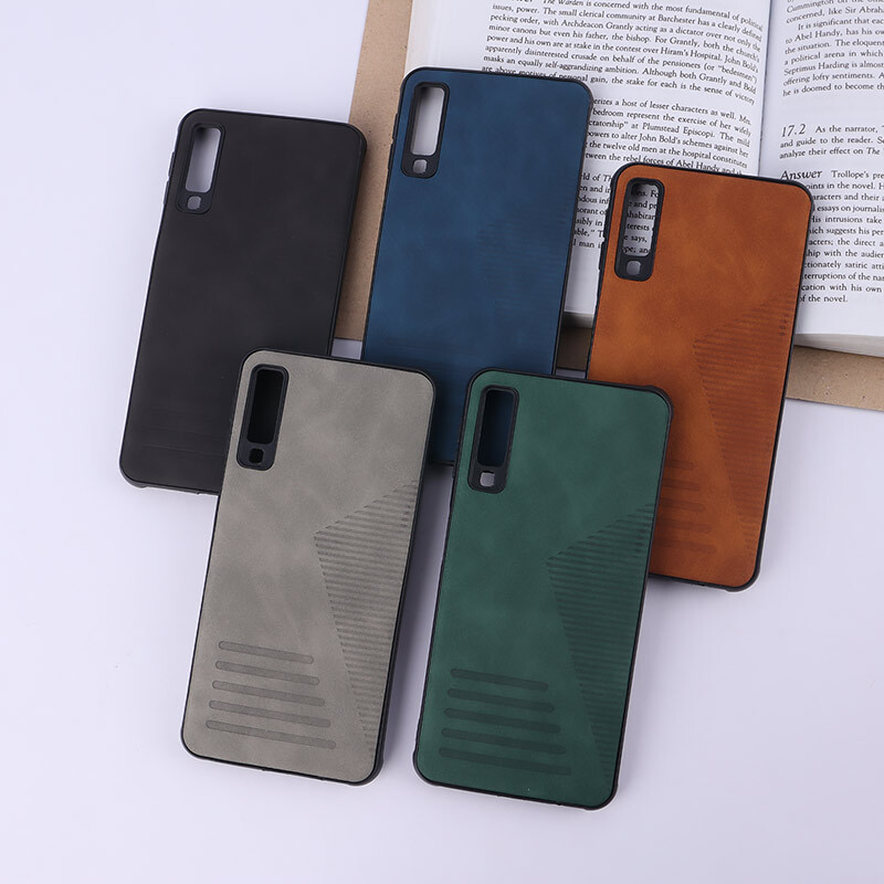 قاب چرمی Pro Camera سامسونگ Galaxy A7 2018