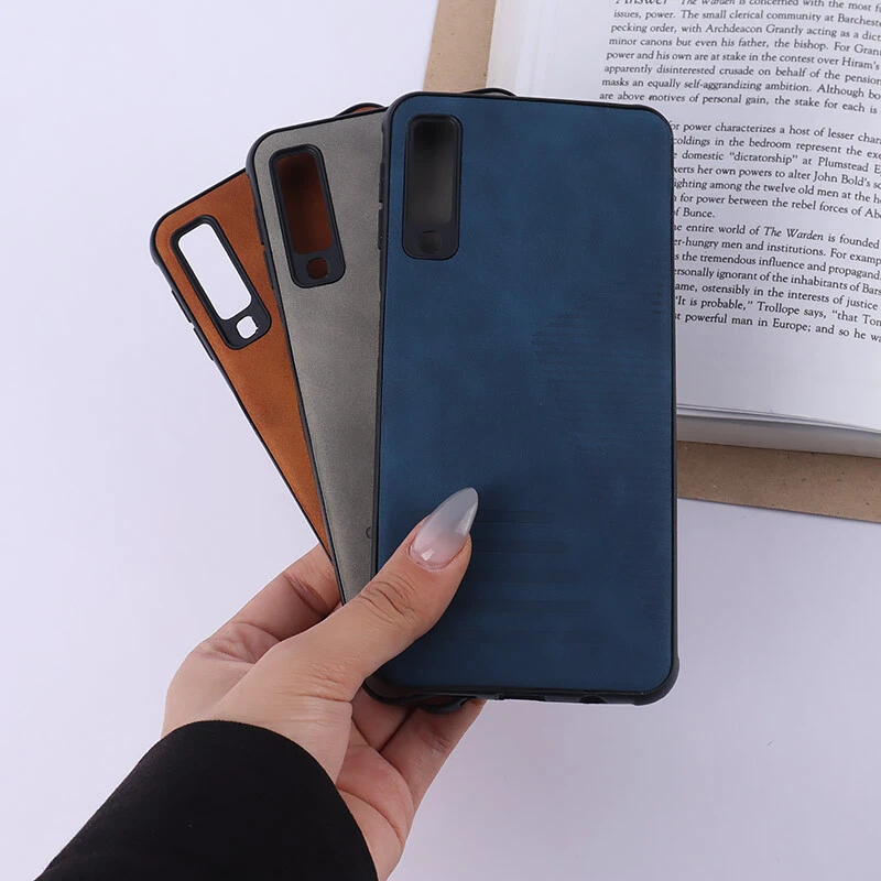 قاب چرمی Pro Camera سامسونگ Galaxy A7 2018