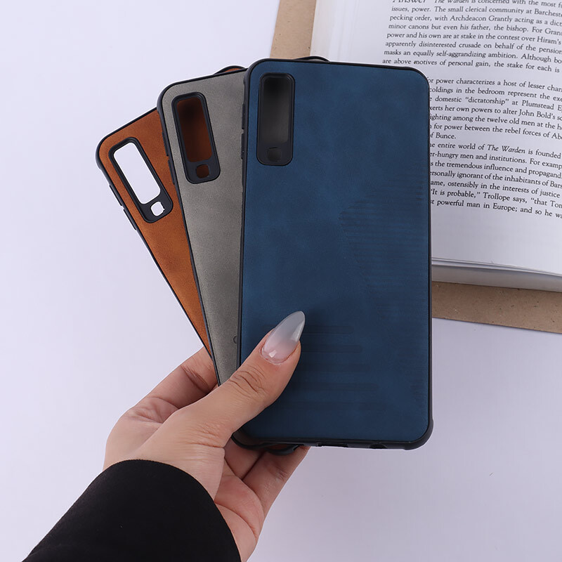 قاب چرمی Pro Camera سامسونگ Galaxy A7 2018