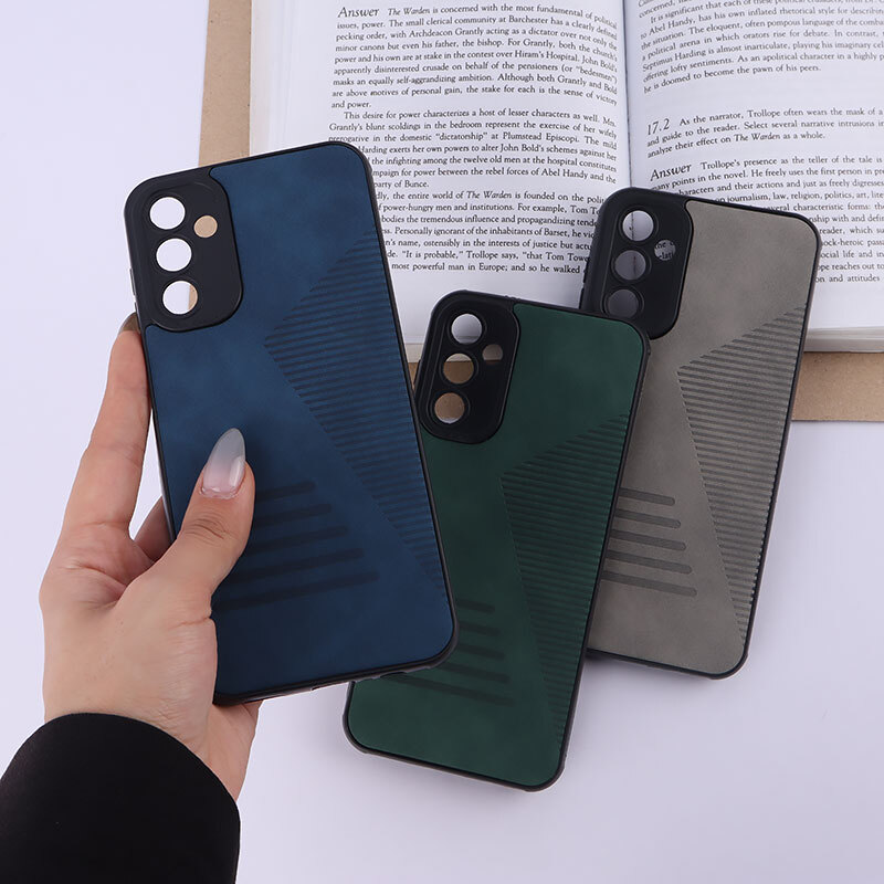 قاب چرمی Pro Camera سامسونگ Galaxy A14 4G / A14 5G محافظ لنزدار