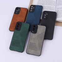 قاب چرمی Pro Camera سامسونگ Galaxy A14 4G / A14 5G محافظ لنزدار