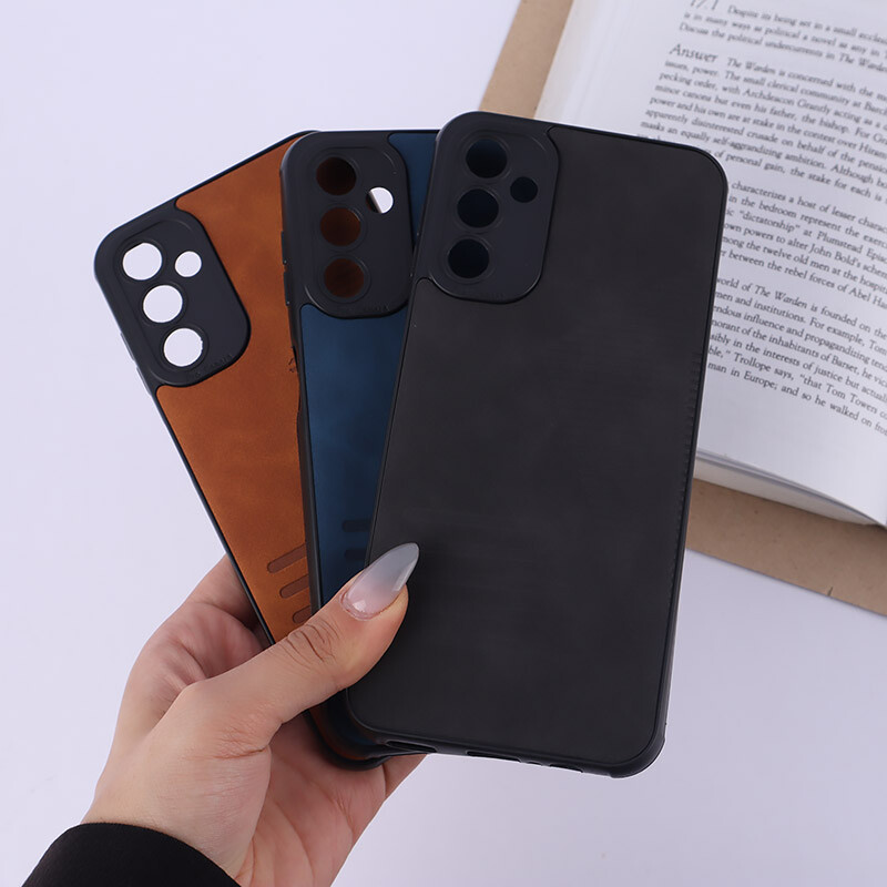 قاب چرمی Pro Camera سامسونگ Galaxy A14 4G / A14 5G محافظ لنزدار