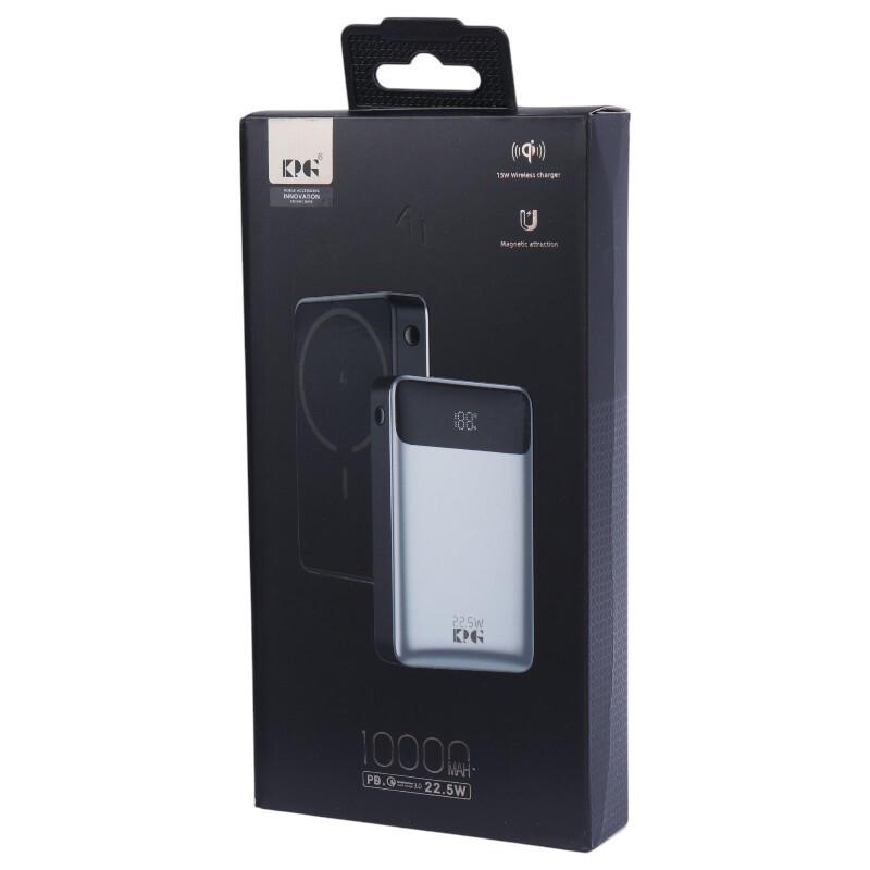 پاور بانک بی سیم فست شارژ کی پی جی WPG-108 QC3.0 PD 20W ظرفیت 10000 میلی آمپر ساعت