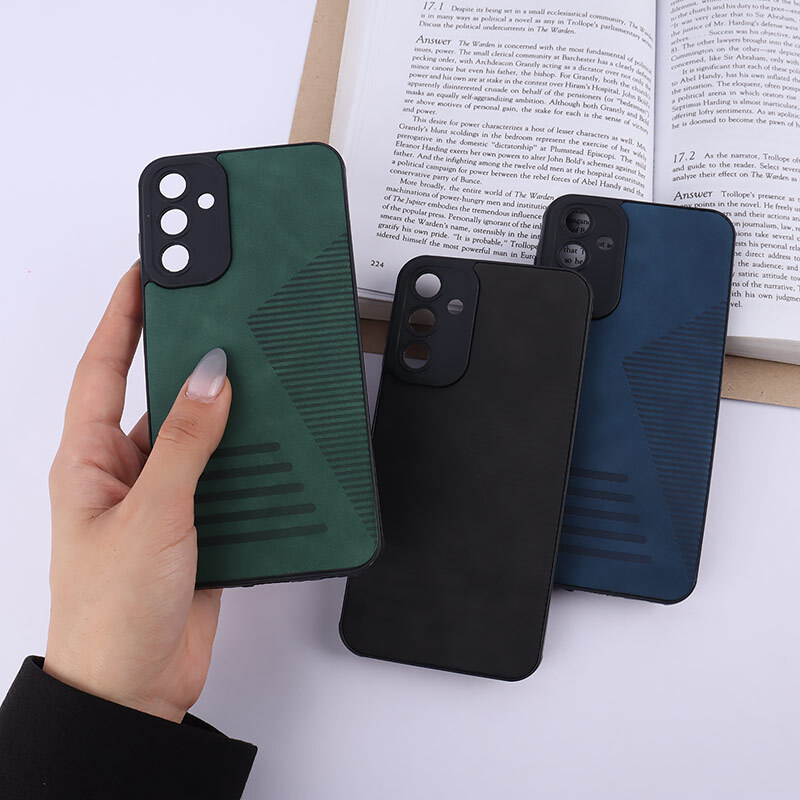 قاب چرمی Pro Camera سامسونگ Galaxy A15 محافظ لنزدار