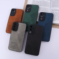 قاب چرمی Pro Camera سامسونگ Galaxy A15 محافظ لنزدار
