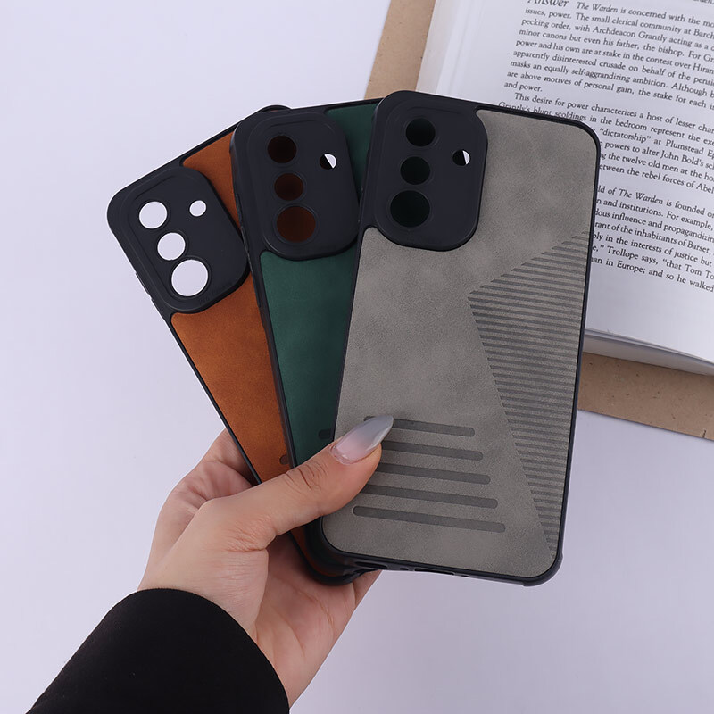 قاب چرمی Pro Camera سامسونگ Galaxy A36 محافظ لنزدار