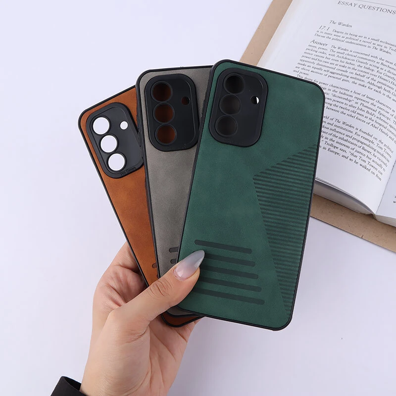قاب چرمی Pro Camera سامسونگ Galaxy A26 محافظ لنزدار