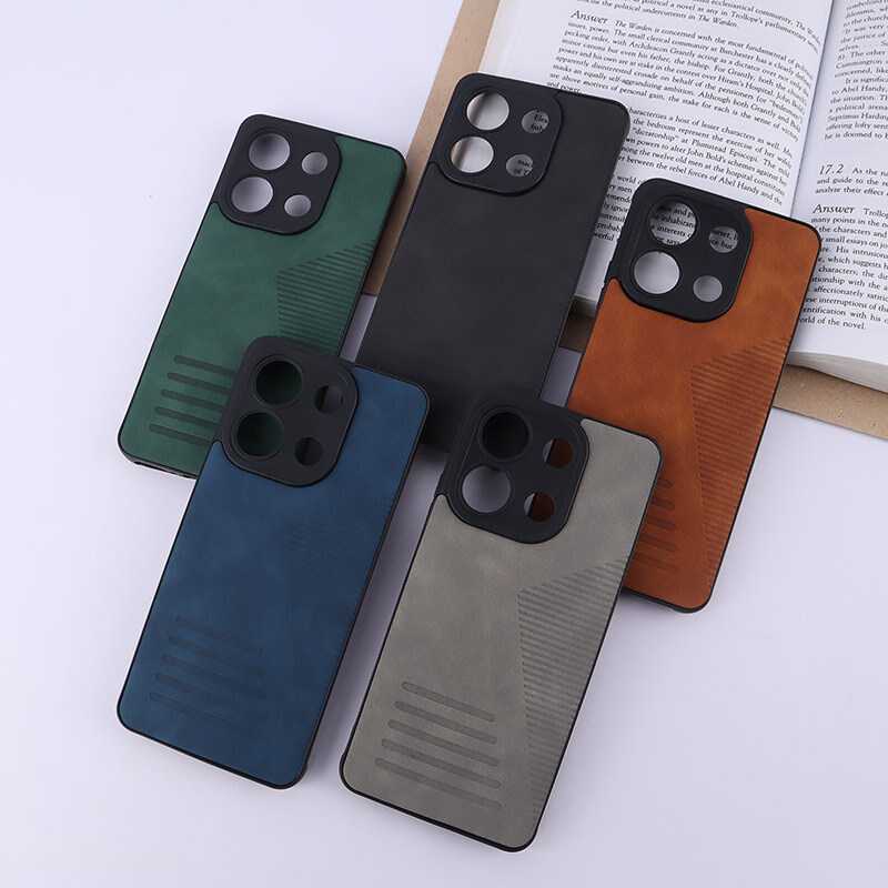 قاب چرمی Pro Camera شیائومی Redmi Note 13 4G محافظ لنزدار