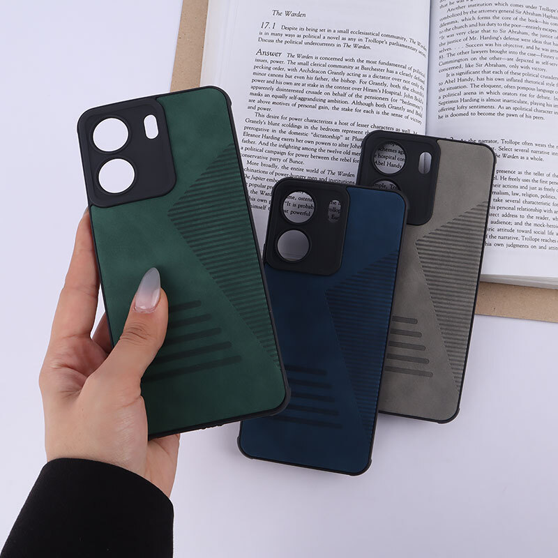قاب چرمی Pro Camera شیائومی Redmi 13C / Poco C65 محافظ لنزدار