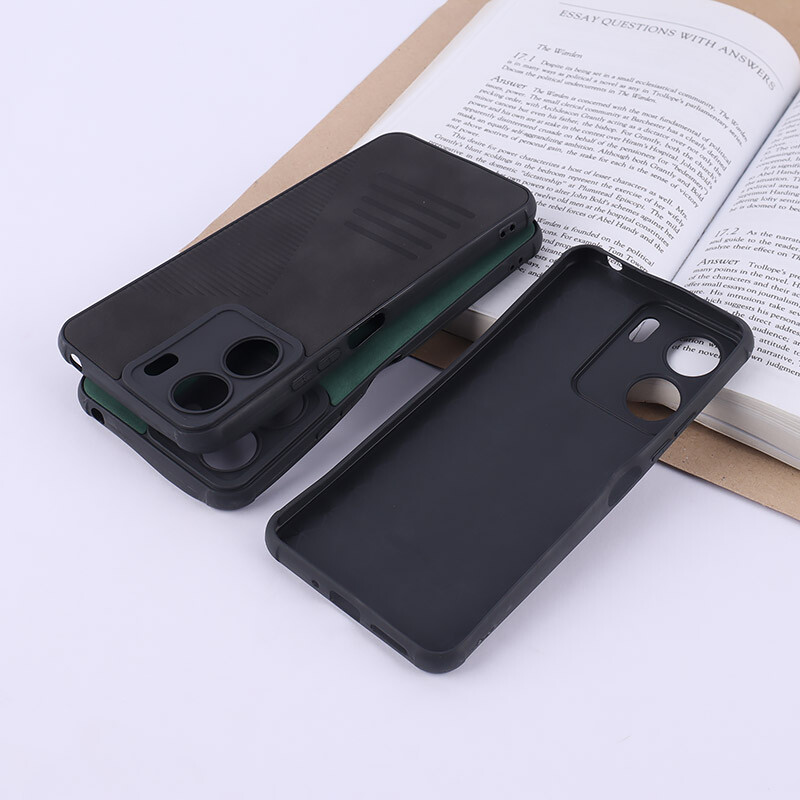 قاب چرمی Pro Camera شیائومی Redmi 13C / Poco C65 محافظ لنزدار