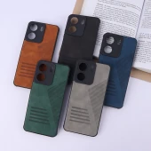 قاب چرمی Pro Camera شیائومی Redmi 13C / Poco C65 محافظ لنزدار