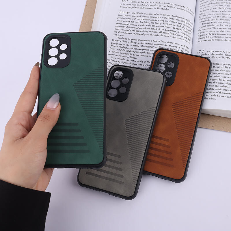 قاب چرمی Pro Camera سامسونگ Galaxy A13 4G محافظ لنزدار