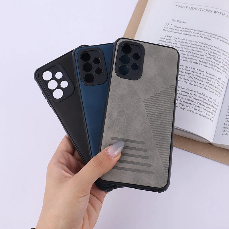 قاب چرمی Pro Camera سامسونگ Galaxy A13 4G محافظ لنزدار