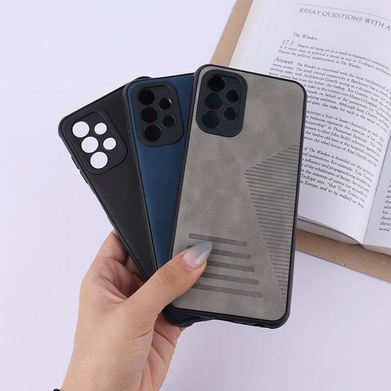 قاب چرمی Pro Camera سامسونگ Galaxy A13 4G محافظ لنزدار