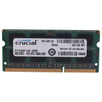 رم لپ تاپ کروشیال DDR3 4GB 1333MHz CL9