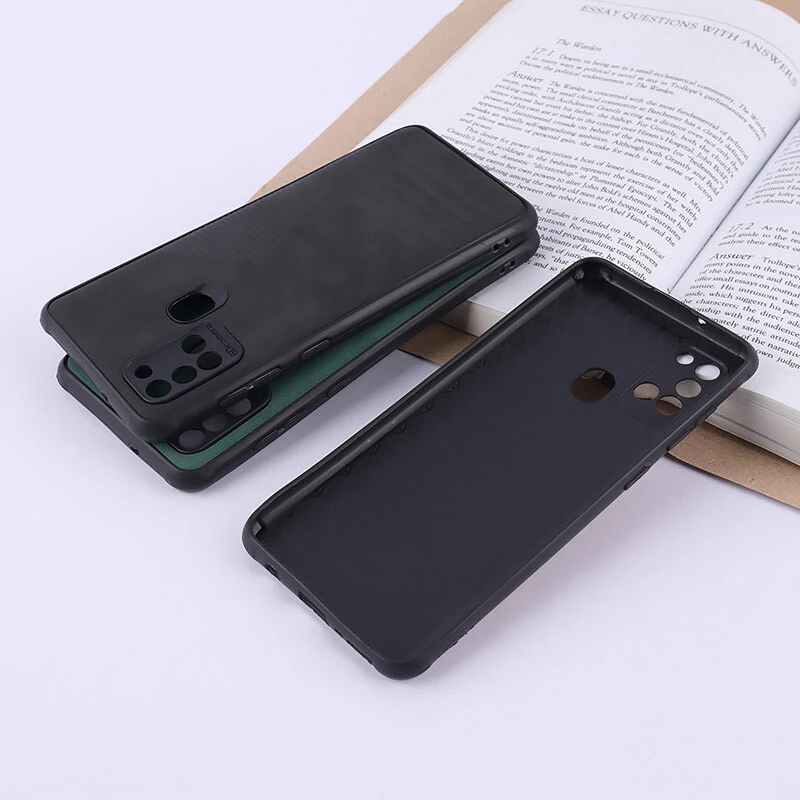 قاب چرمی Pro Camera سامسونگ Galaxy A21s محافظ لنزدار